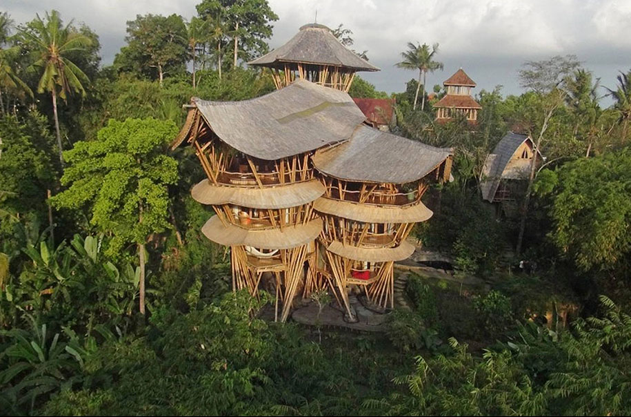 Amazingly Beautiful Houses Made Out Of Bamboo...