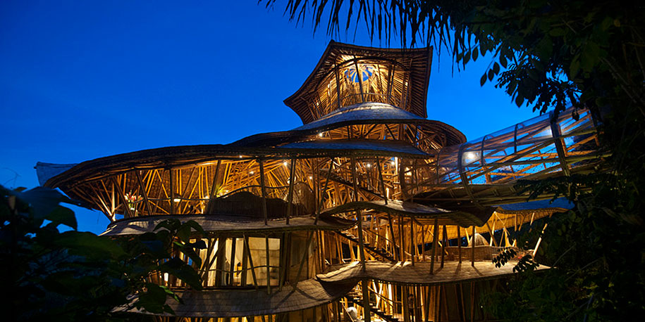 Amazingly Beautiful Houses Made Out Of Bamboo...