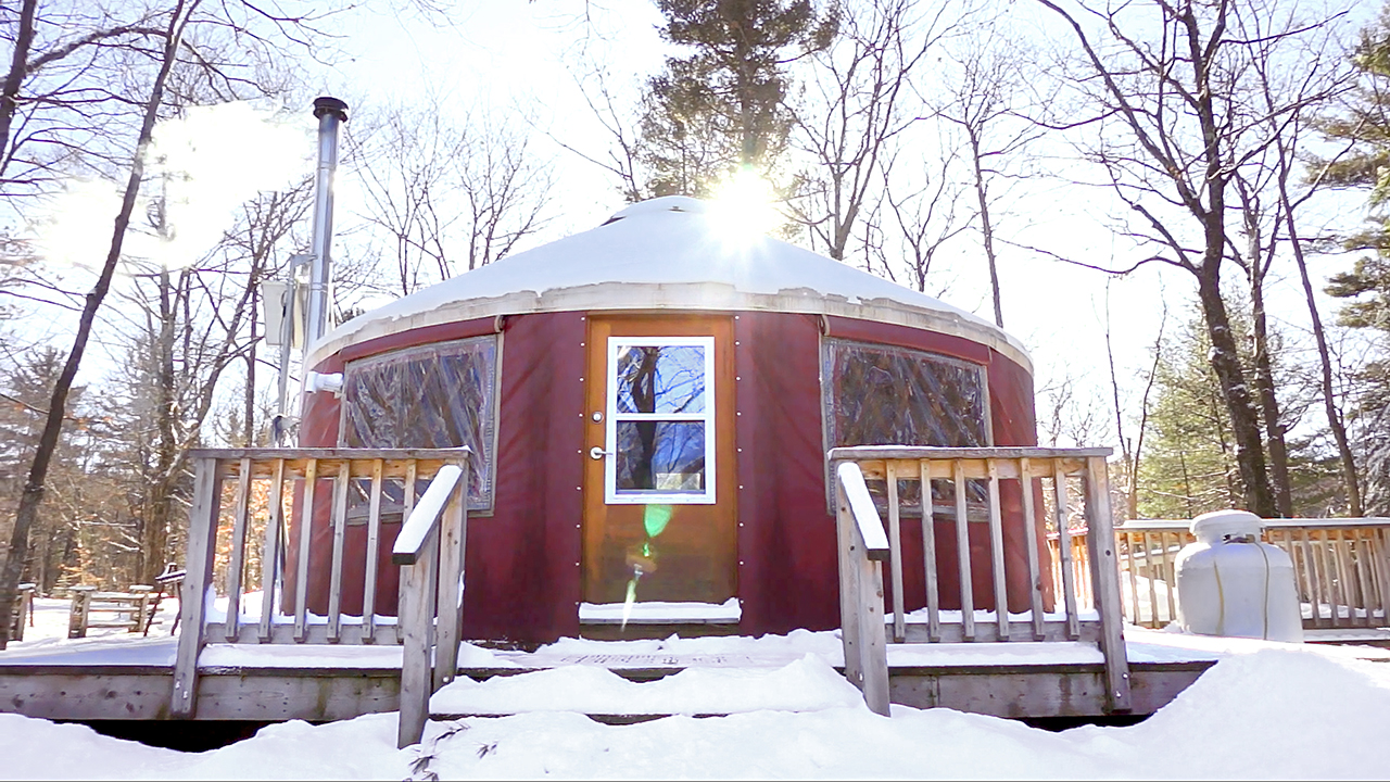 Off-Grid Yurt Tour: A Tiny House Alternative...