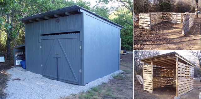 DIY Shed Made From Old Wood Pallets...