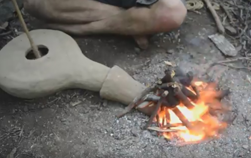 Primitive Technology: How To Make A Forge...