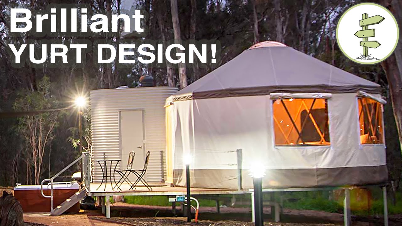 A Brilliant Yurt Design That Mixes Tradition With Super Modern Construction...