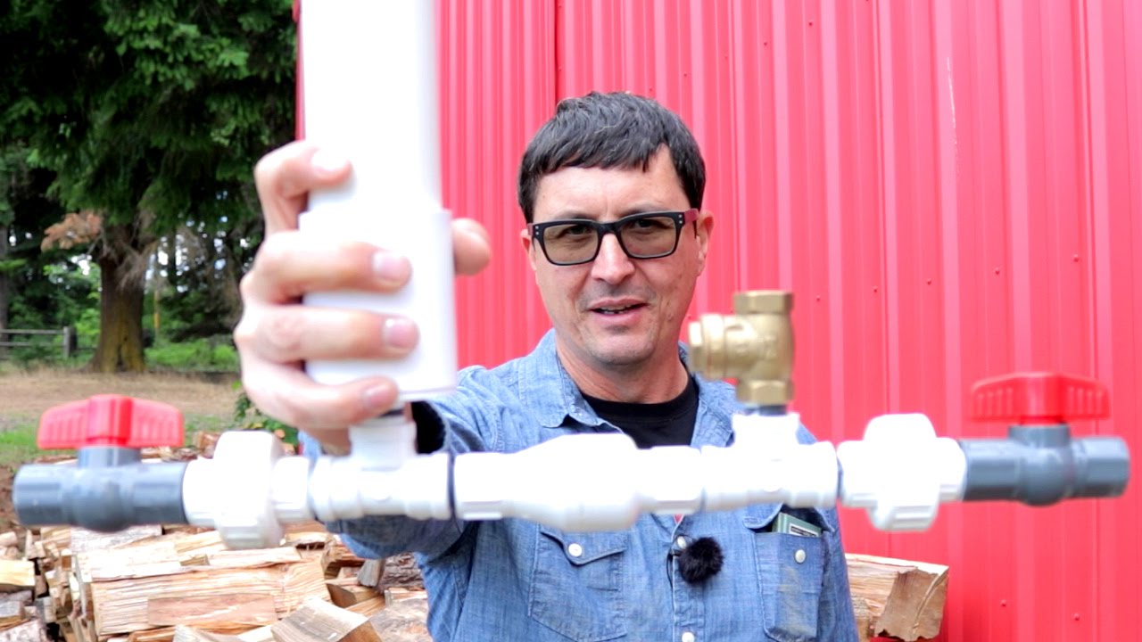 How To Make A "Water Ram" Off-Grid Water Pump That Requires No Electricity...