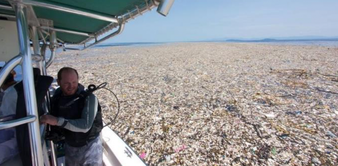 Shocking Sea Of Plastic & Styrofoam Captured In Pictures From Caribbean...