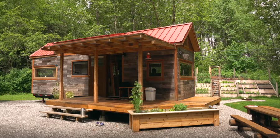 How This Frugal Family Of 4 Paid Off $96k In Debt & Built A Custom Tiny House...