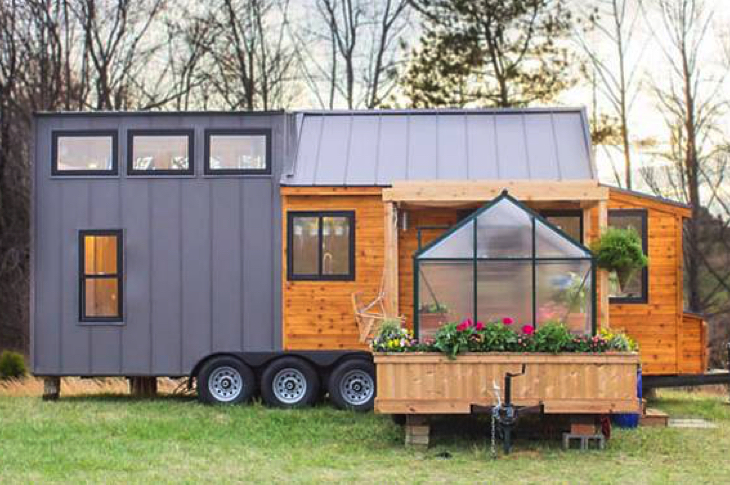 This Tiny Home Comes Equipped With It's Own Greenhouse...