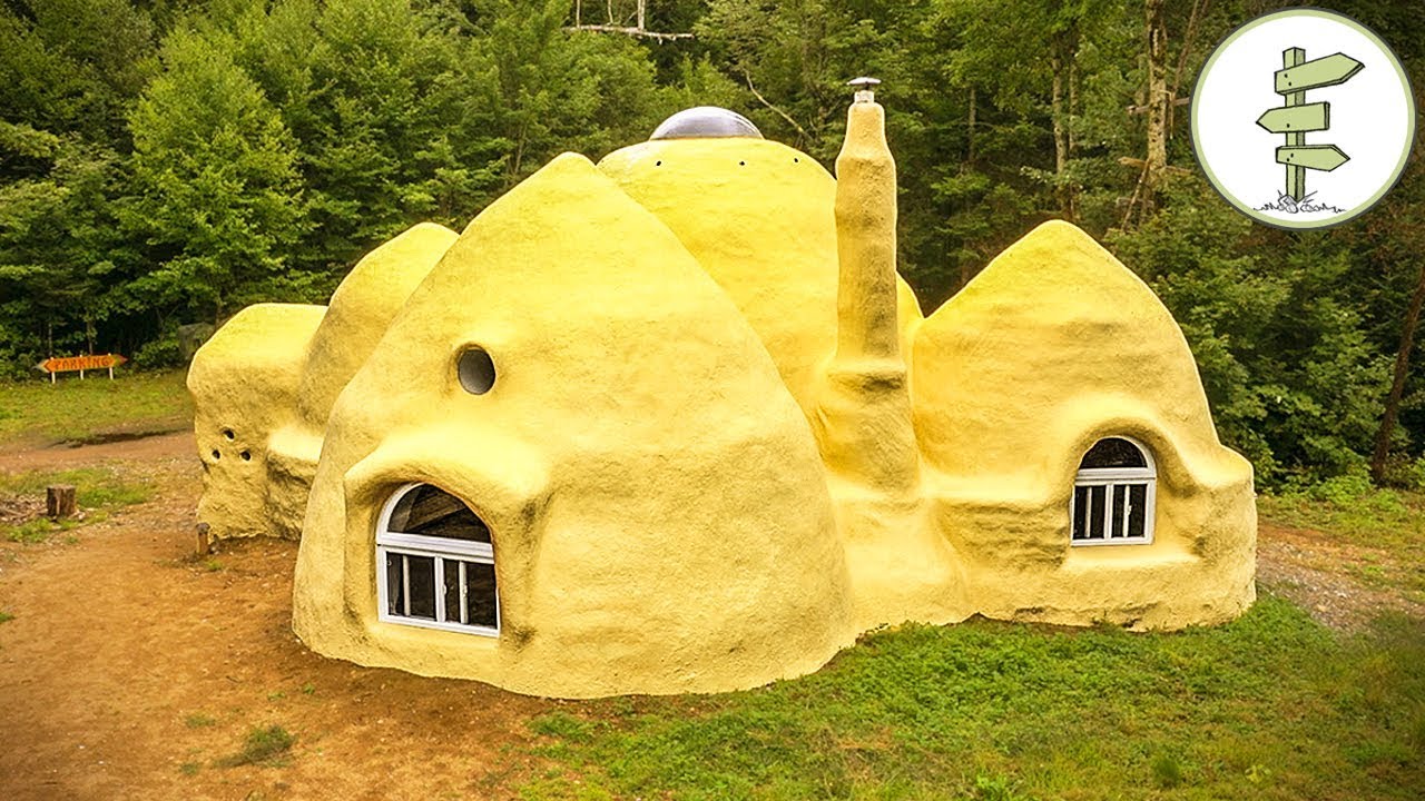 Incredible Dome Home Built With Earth Bags – A Sustainable SuperAdobe House...