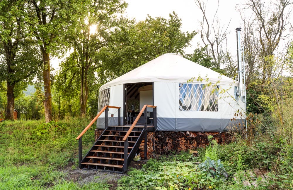 This Amazing Modern Yurt Is A Design Marvel...