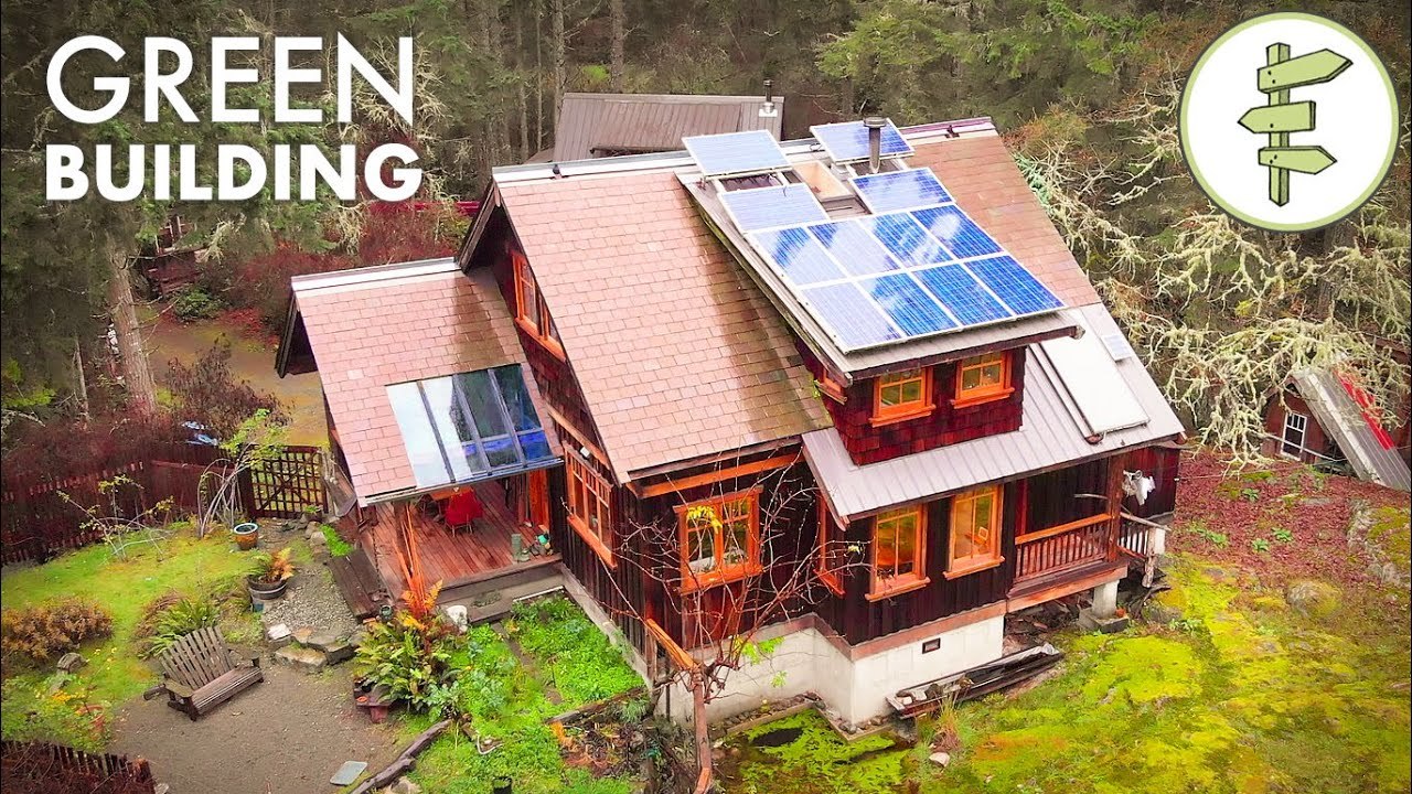 Impressive House Built With Sustainable & Reclaimed Materials...