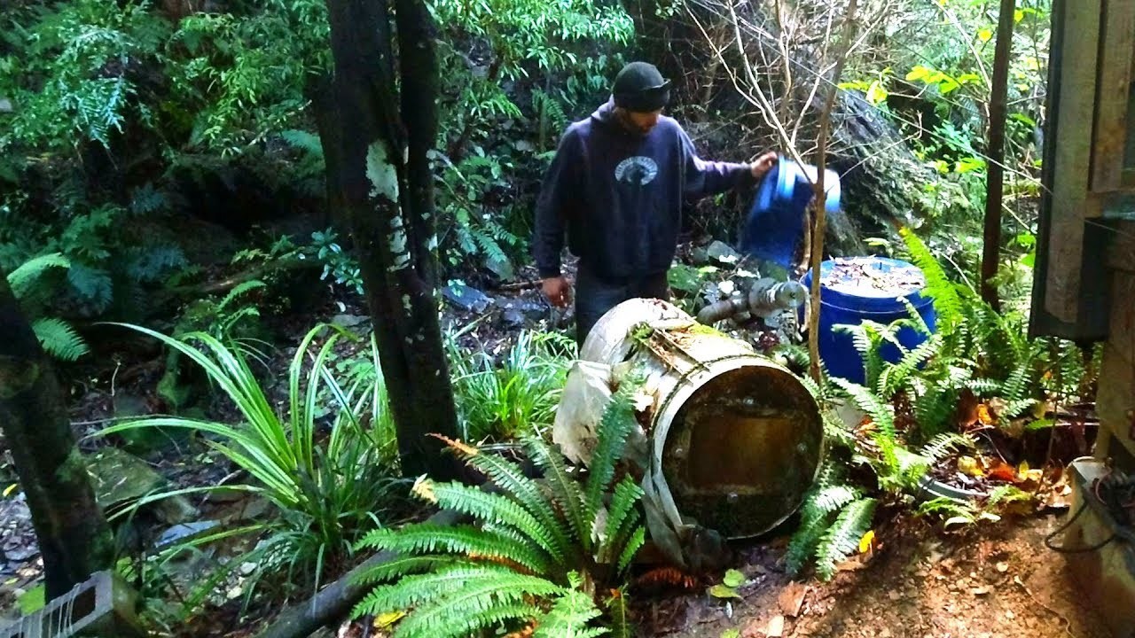 Free Power For 16 Years From A Modified Washing Machine / Water Wheel...