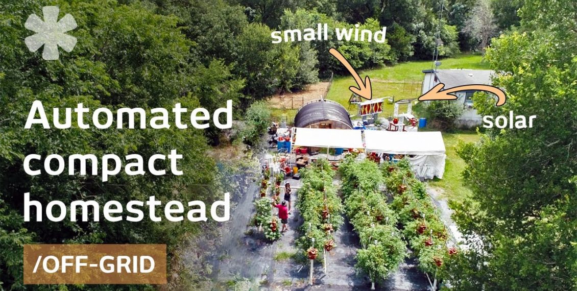 Extremely Productive, Automated, Compact, Off-Grid Homestead...