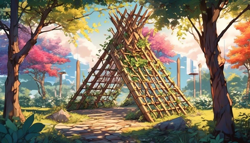 How To Build A Tee-Pee Garden Trellis