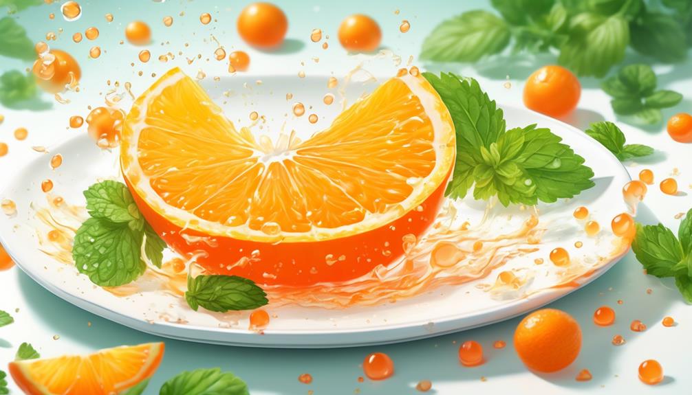 orange fruit and color