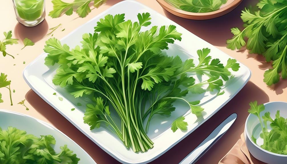 parsley for culinary purposes