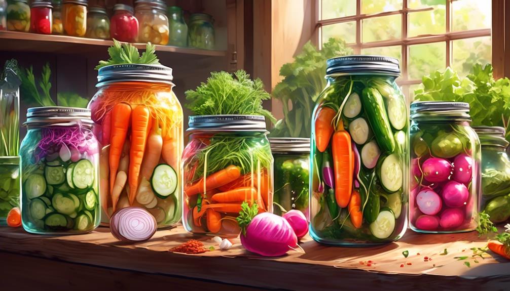 preserving fresh vegetables and fruits