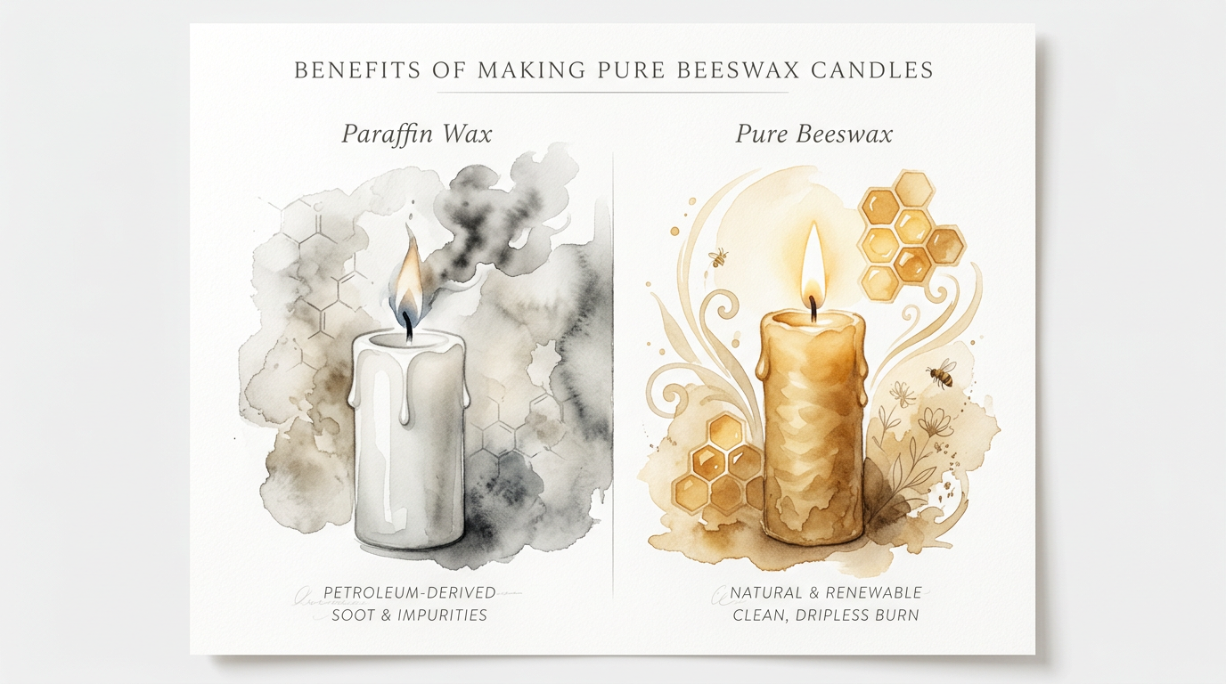 Benefits Of Making Pure Beeswax Candles
