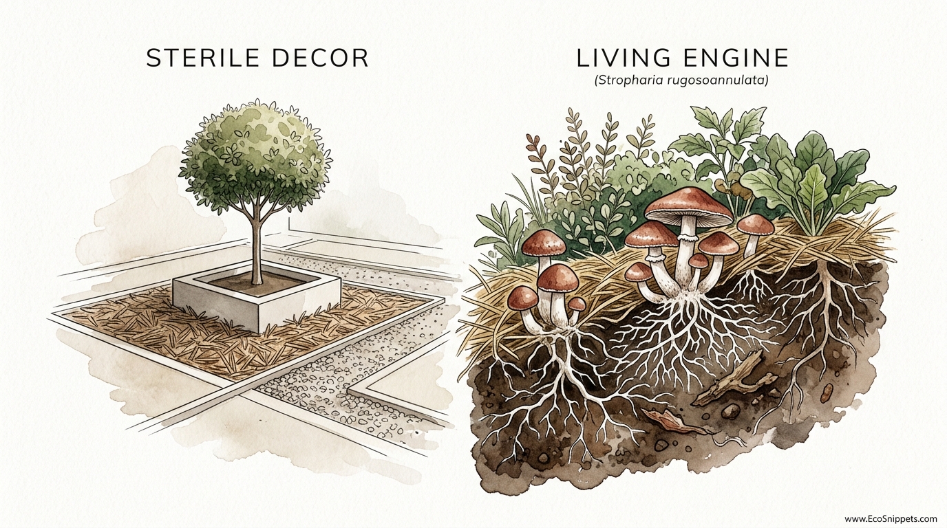 Benefits Of Wine Cap Mushrooms In Permaculture