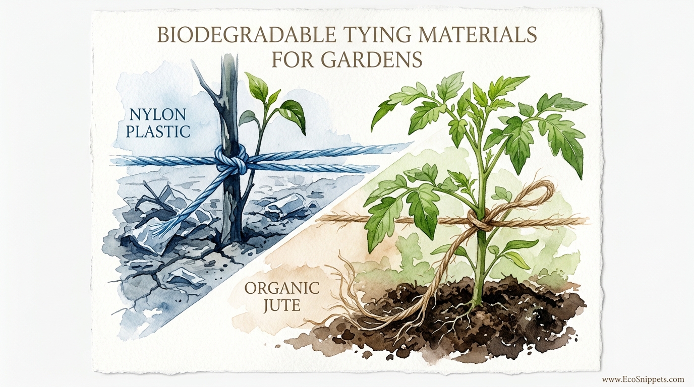 Biodegradable Tying Materials For Gardens