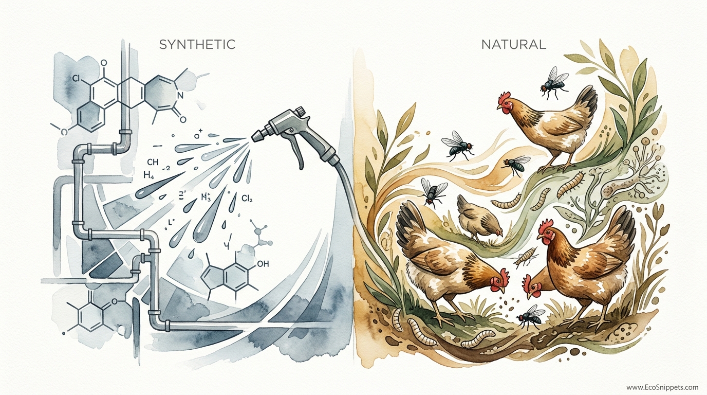 Biological Fly Control With Poultry