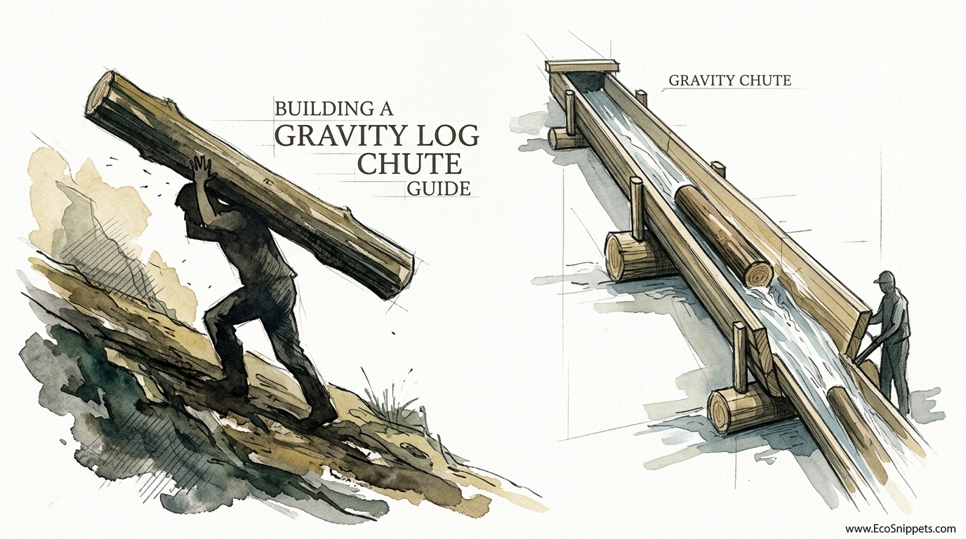 Building A Gravity Log Chute Guide