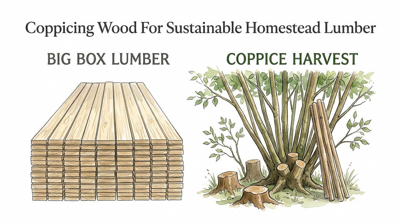 Coppicing Wood For Sustainable Homestead Lumber