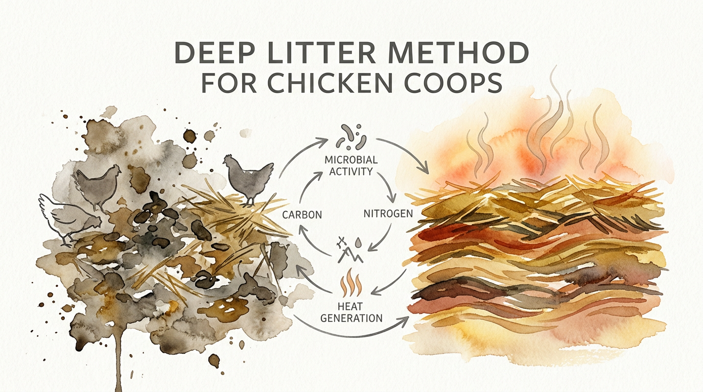 Deep Litter Method For Chicken Coops