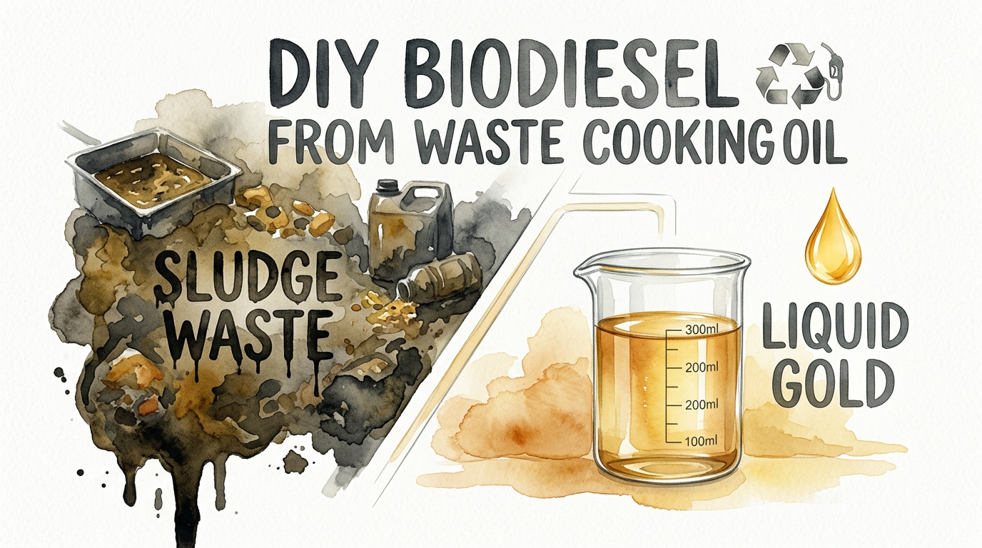 DIY Biodiesel From Waste Cooking Oil