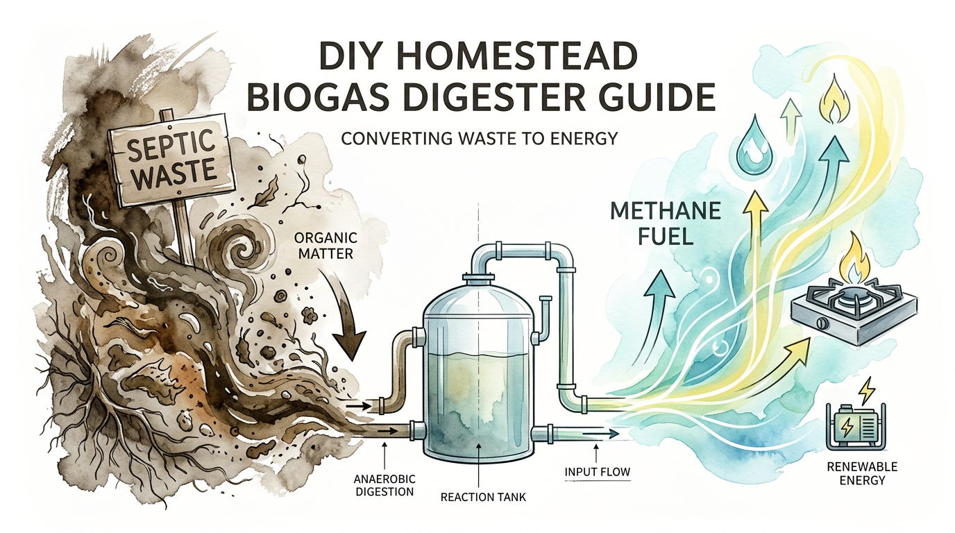 Diy Homestead Biogas Digester Guide