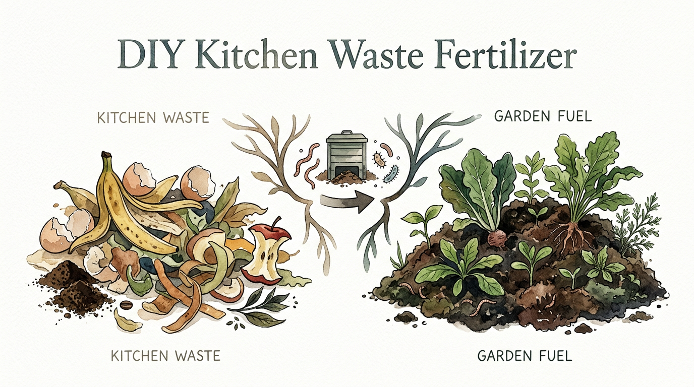 DIY Kitchen Waste Fertilizer