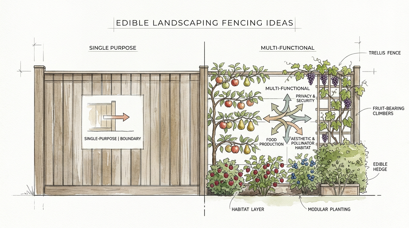Edible Landscaping Fencing Ideas
