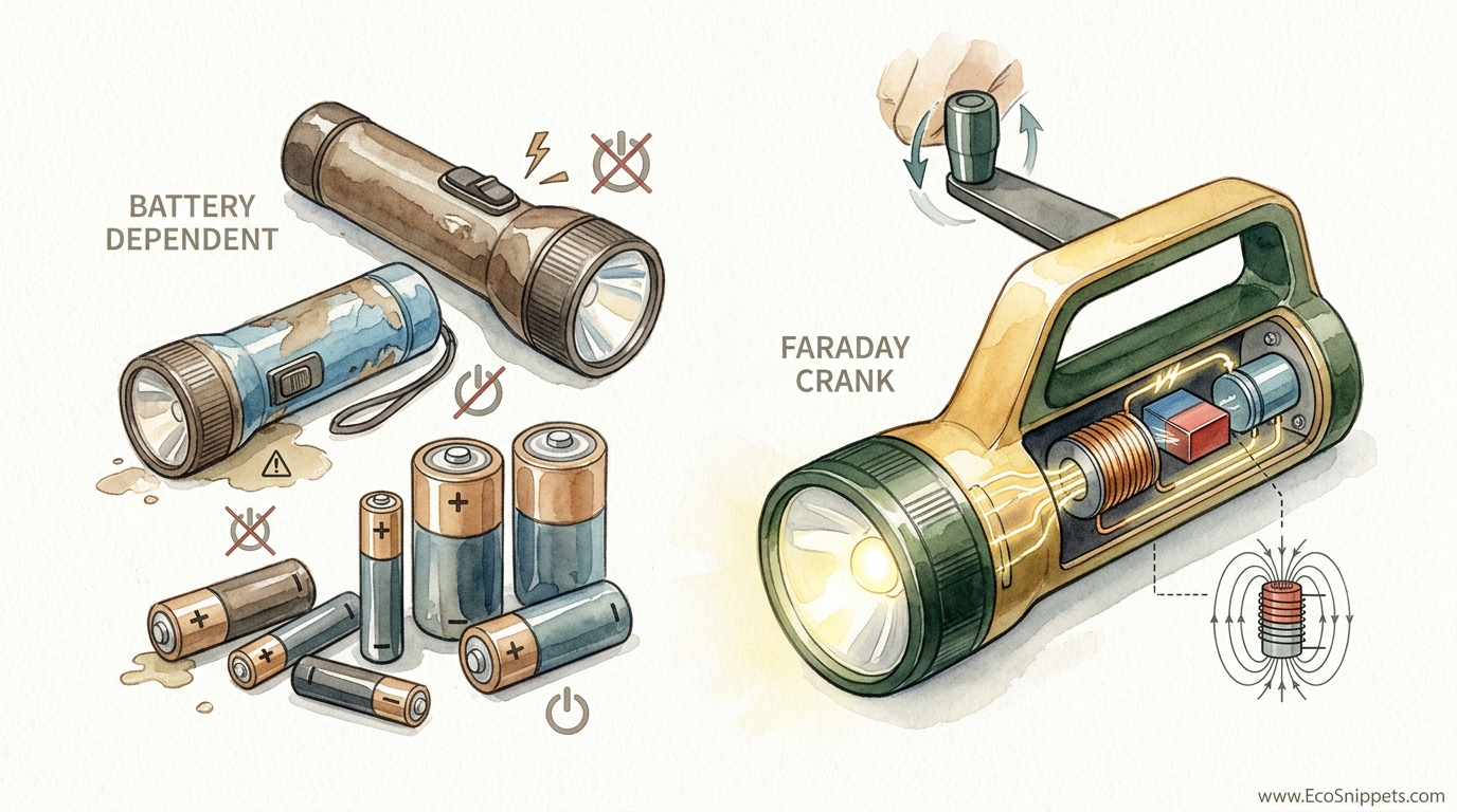 Emergency Hand Crank Flashlight Benefits