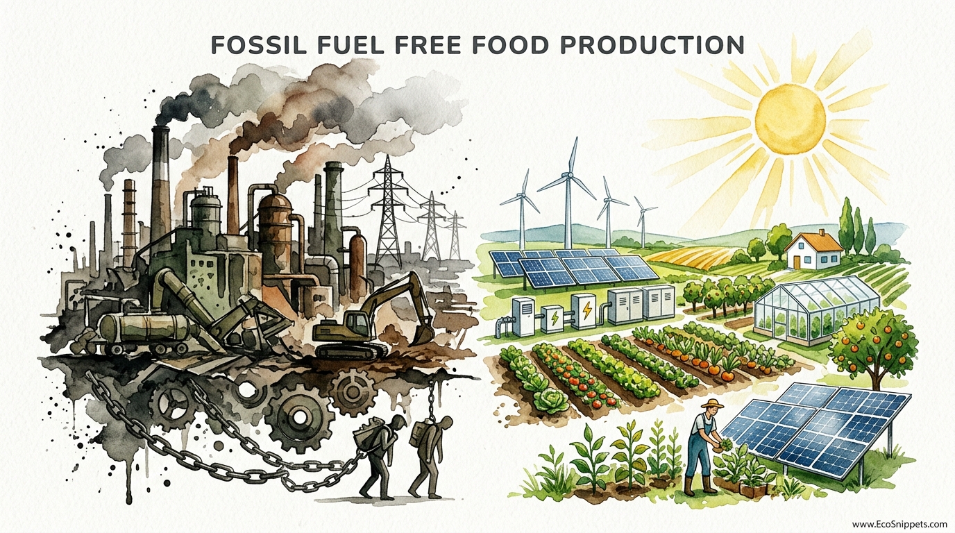 Fossil Fuel Free Food Production
