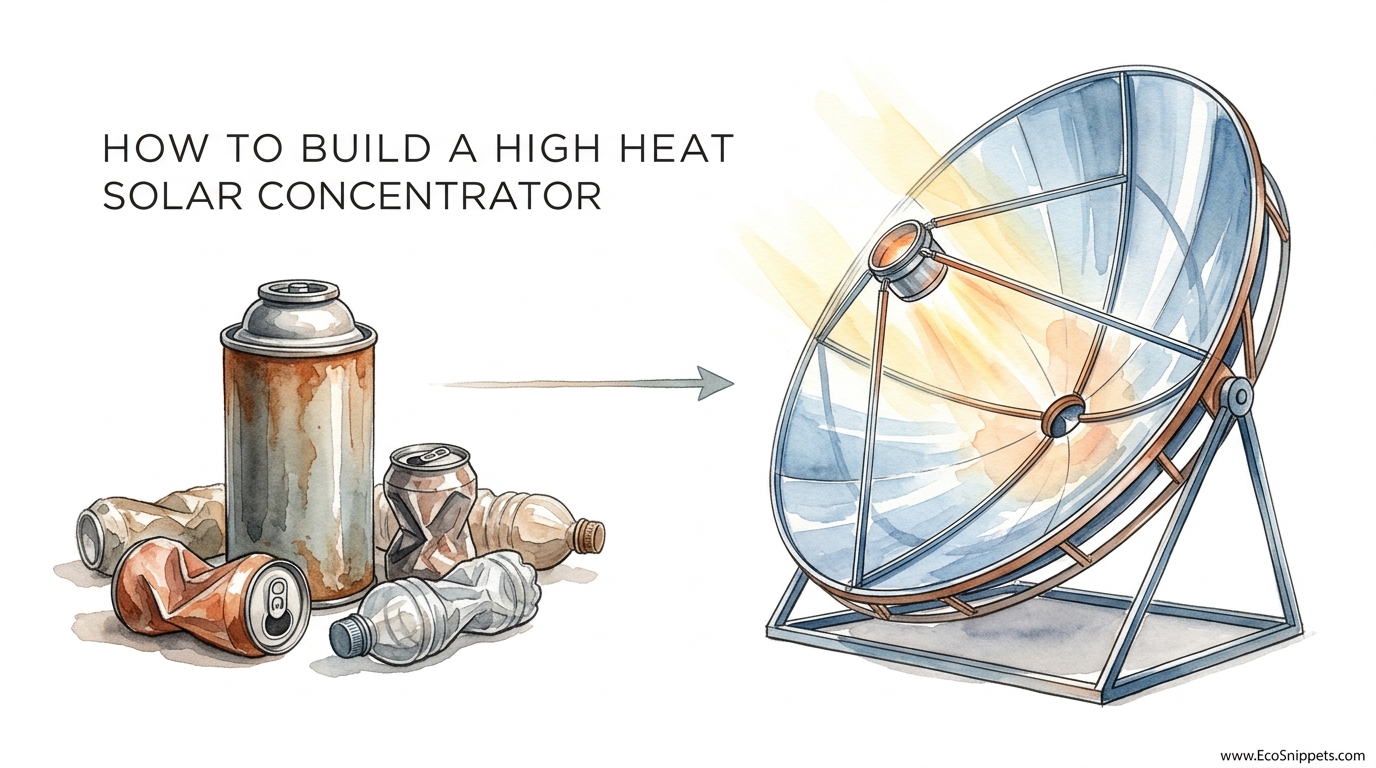 How To Build A High Heat Solar Concentrator