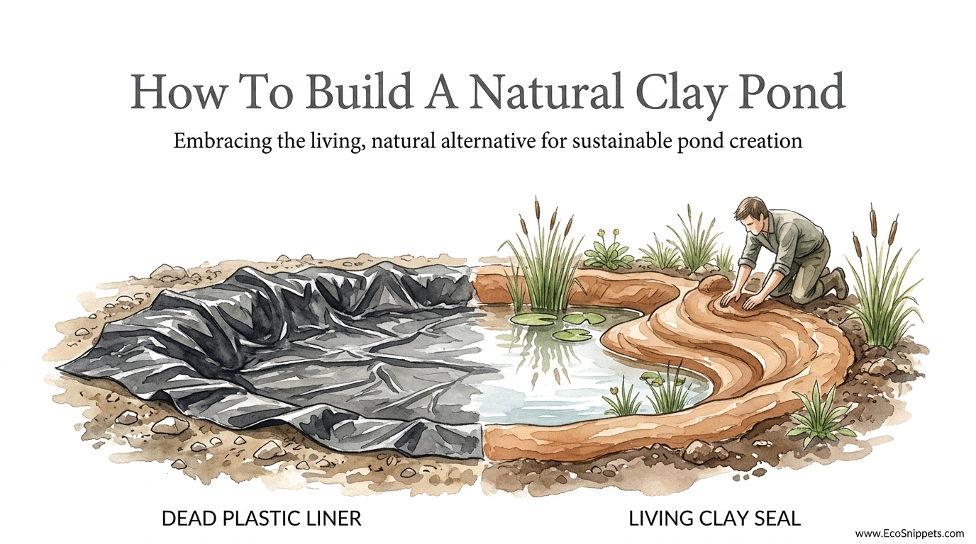 How To Build A Natural Clay Pond