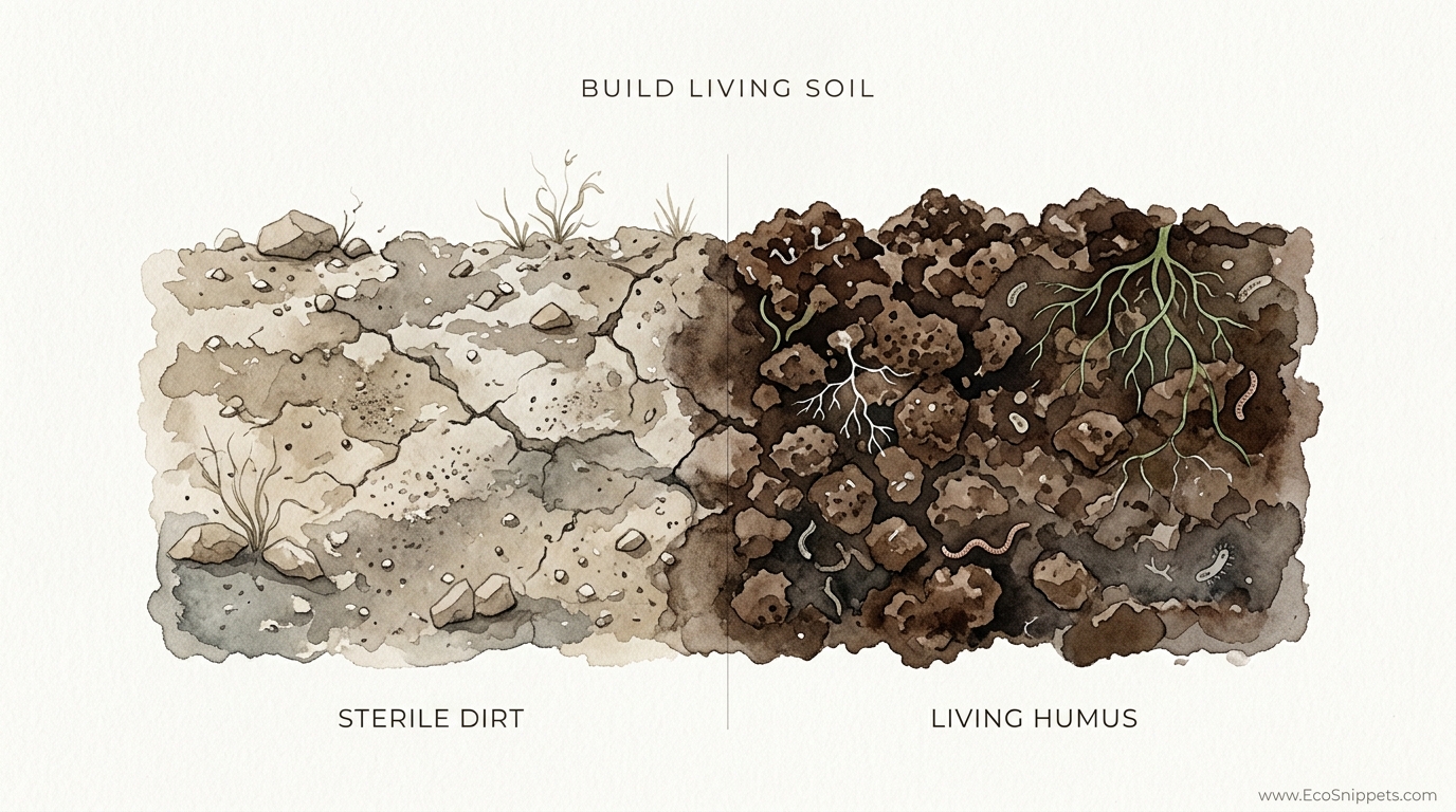 How To Build Living Soil For Beginners