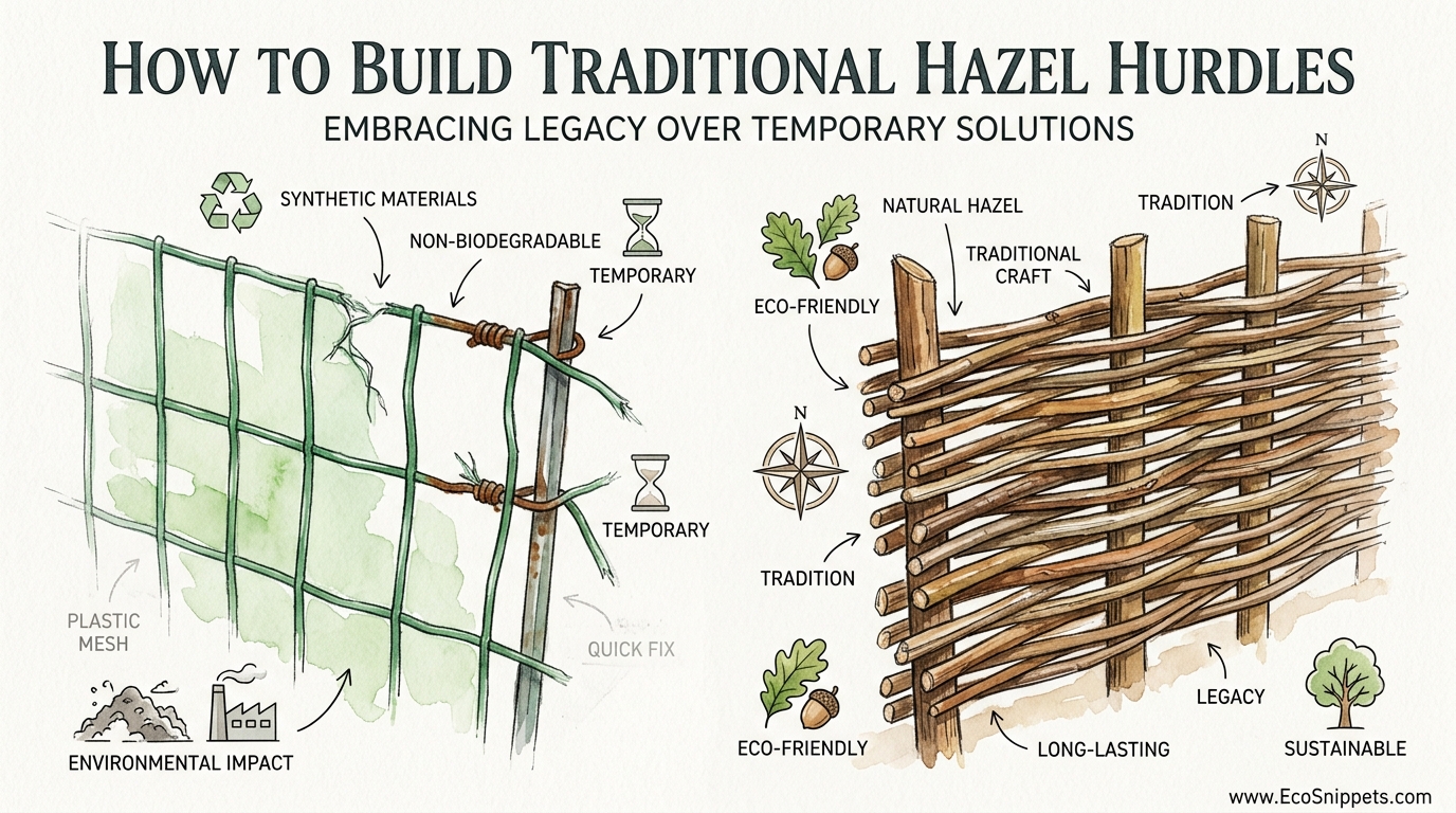 How To Build Traditional Hazel Hurdles