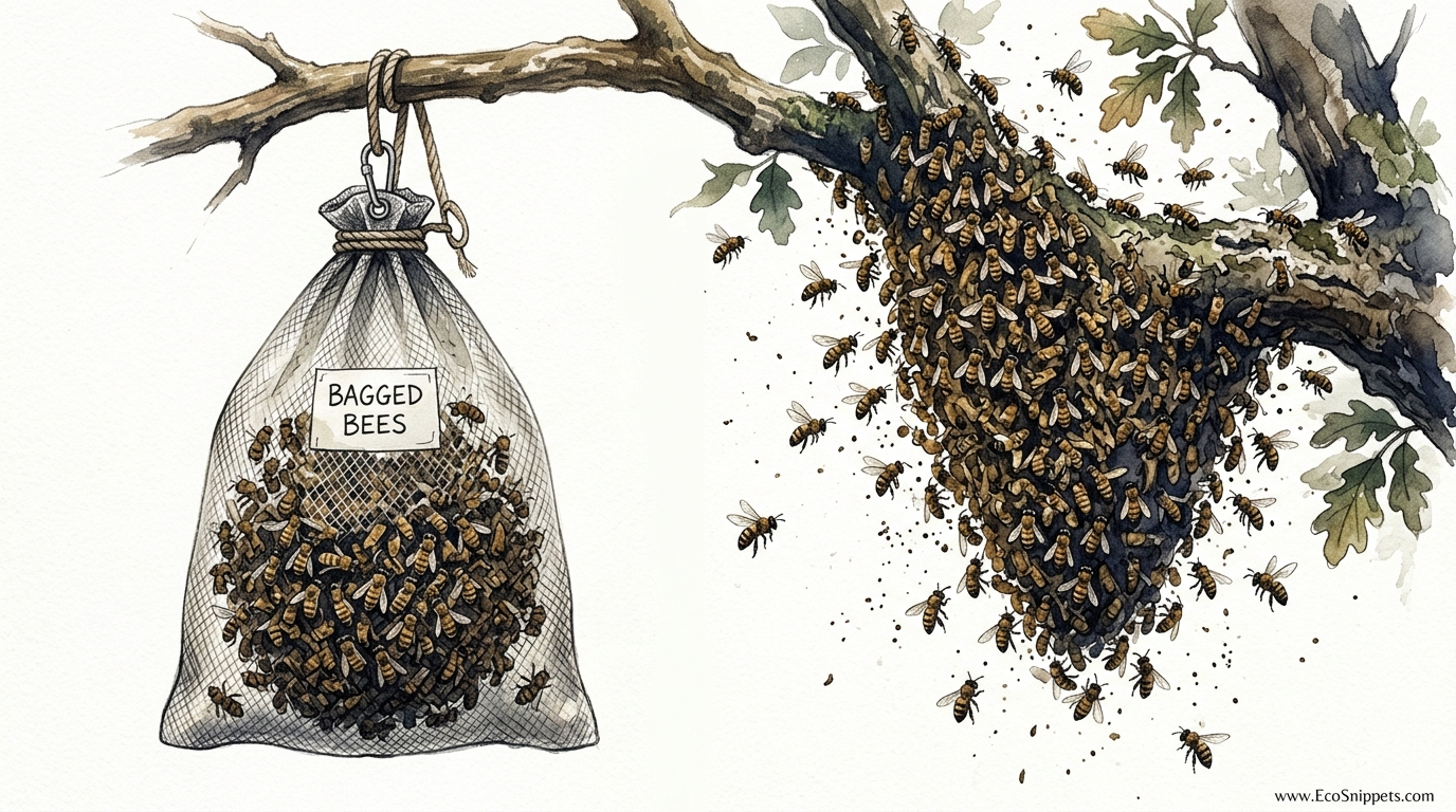 How To Catch A Wild Bee Swarm