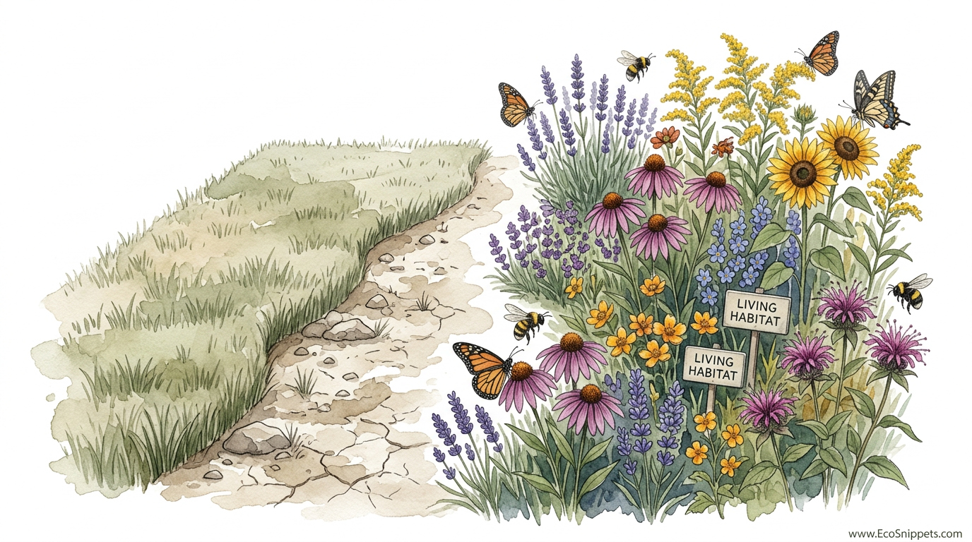 How To Convert Your Lawn Into A Pollinator Paradise