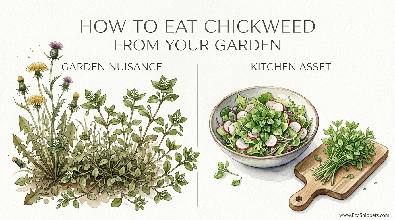 How To Eat Chickweed From Your Garden