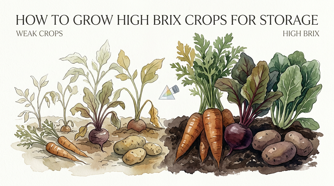 How To Grow High Brix Crops For Storage