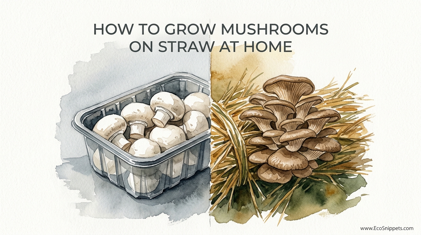 How To Grow Mushrooms On Straw At Home