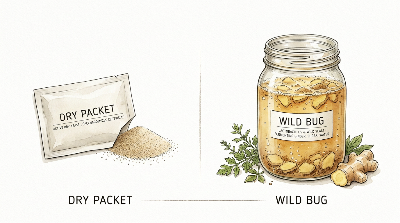 How To Make A Wild Yeast Ginger Bug