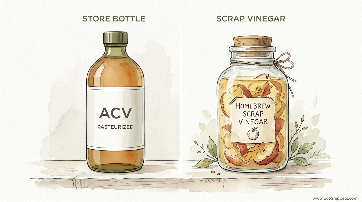 How To Make Vinegar From Apple Scraps