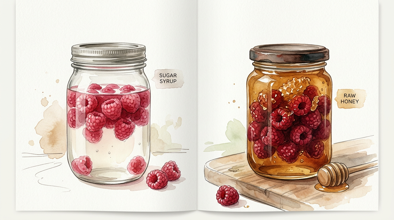 How To Preserve Berries In Raw Honey
