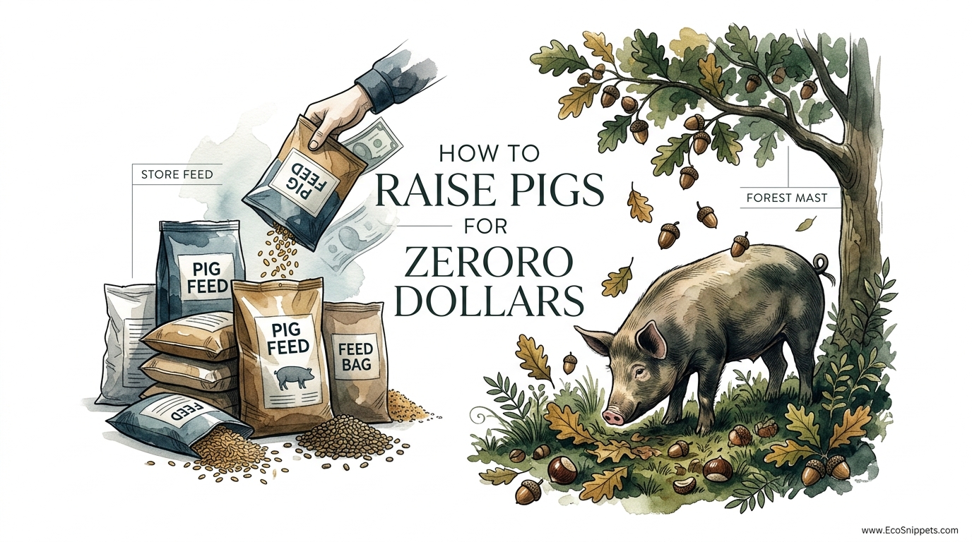 How To Raise Pigs For Zero Dollars