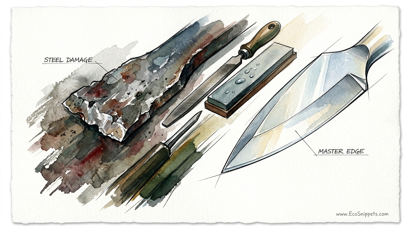 How To Sharpen Tools Without Electricity