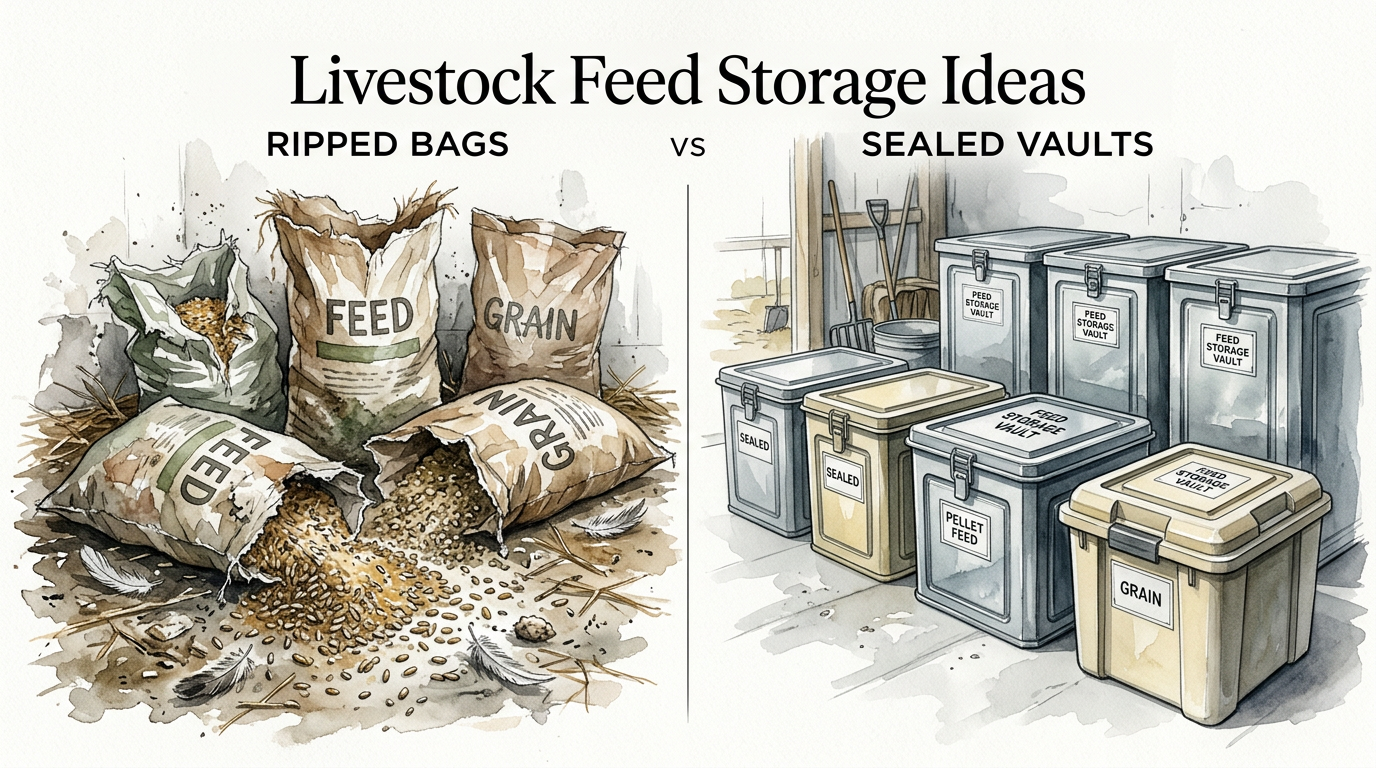 Livestock Feed Storage Ideas