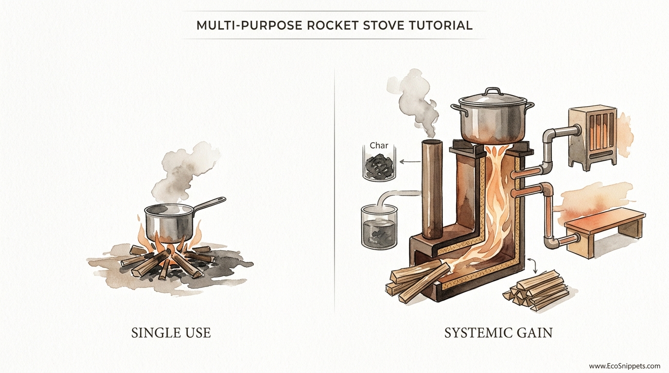 Multi-Purpose Rocket Stove Tutorial
