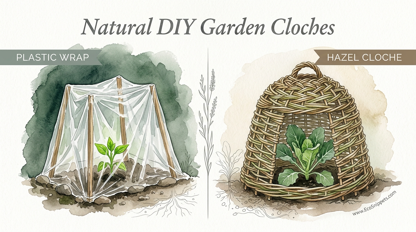 Natural DIY Garden Cloches