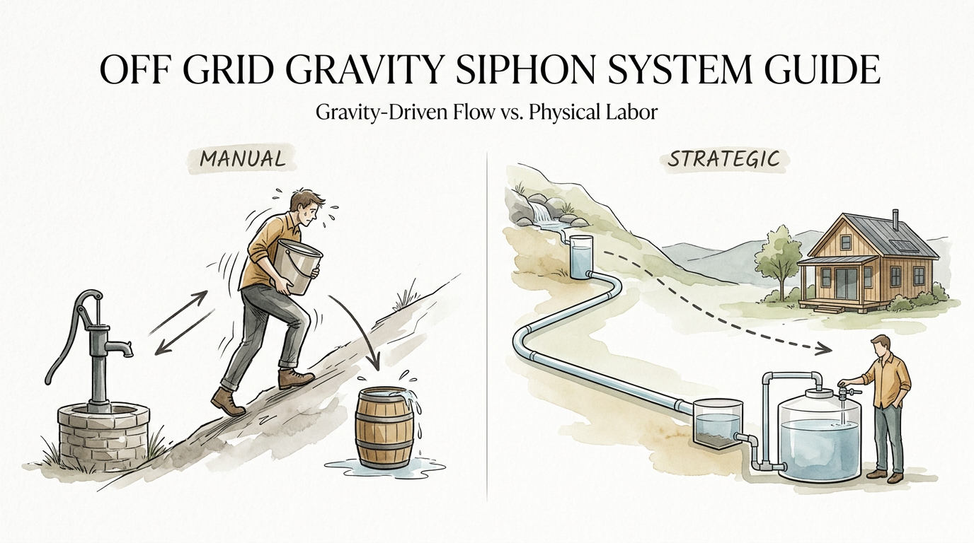Off Grid Gravity Siphon System Guide